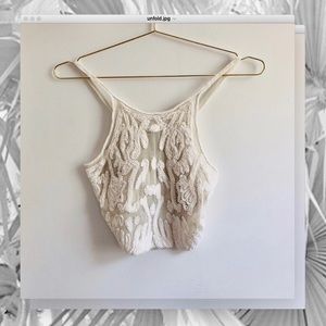 Topshop crop top - neutral yet elegant.